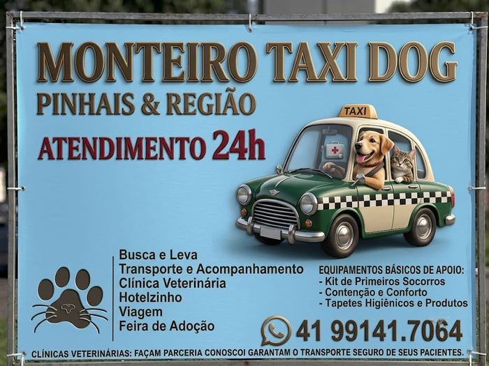 Monteiro Taxi Dog — Transporte Pet 24h